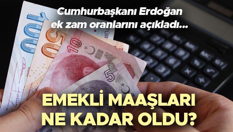 EMEKLİ EK ZAMMI 2024 SON DAKİKA Yeni Emekli Maaşları Ne Kadara çıktı ...